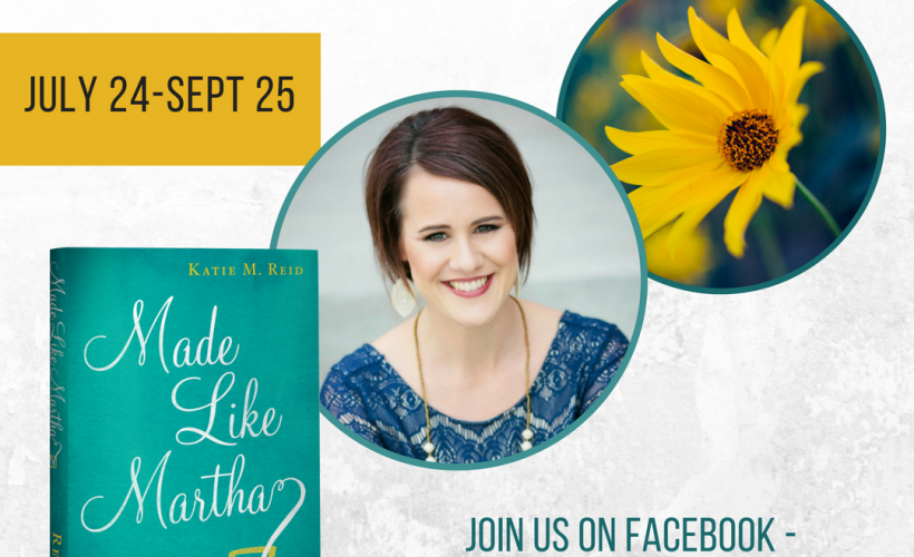 Mobile book club for Made Like Martha by Katie M. Reid published by WaterBrook