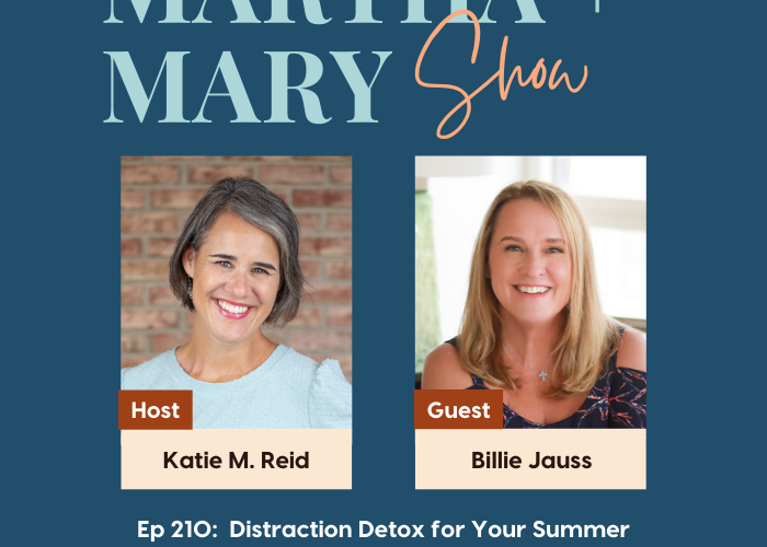 Billie Jauss Distraction Detox Summer Martha Mary Show