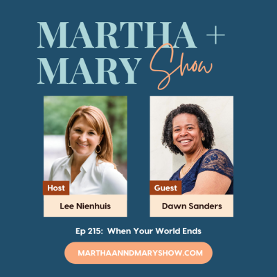 Interview with Dawn Mann Sanders Martha Mary Show podcast