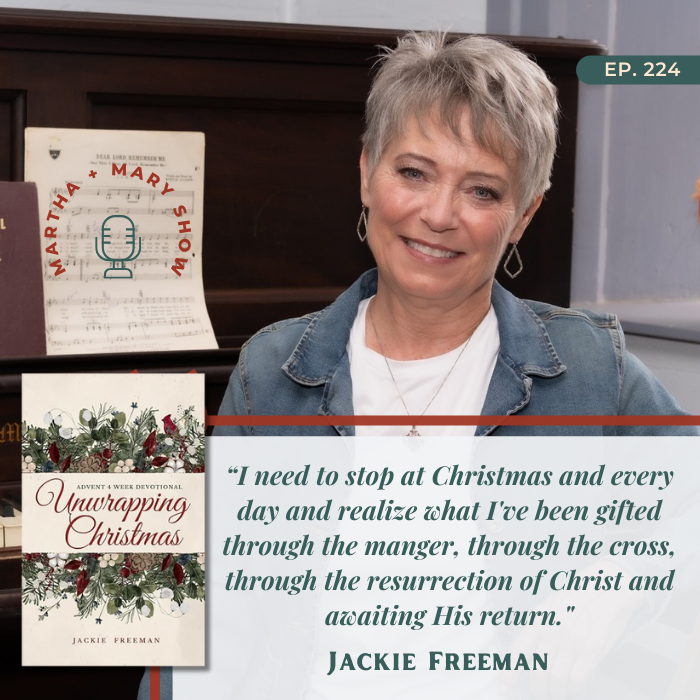 The gift of Christmas is Jesus quote by author Jackie Freeman