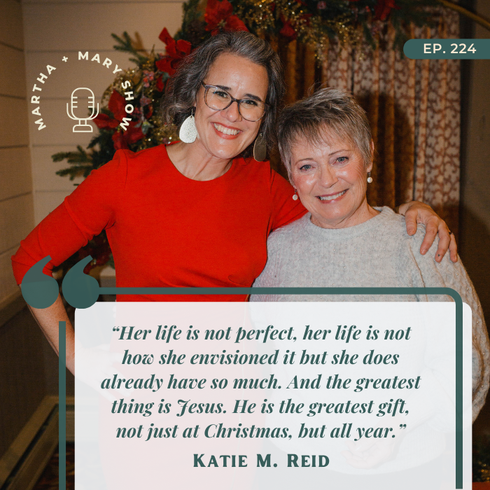 Author Katie M. Reid and author Jackie Freeman greatest gift at Christmas